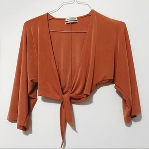 Urban Outfitters Tie Crop Top